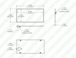 2'x4' LED Even-Glow® Flat Light Panel - 50W Edge-Lit Panel Light - Dimmable - 5,500 Lumens - 4000K / 5000K 9 2'x4' LED Even-Glow® Flat Light Panel - 50W Edge-Lit Panel Light - Dimmable - 5,500 Lumens - 4000K / 5000K -Lighting Decoration Store lpd7 40k24 50 dim drawings