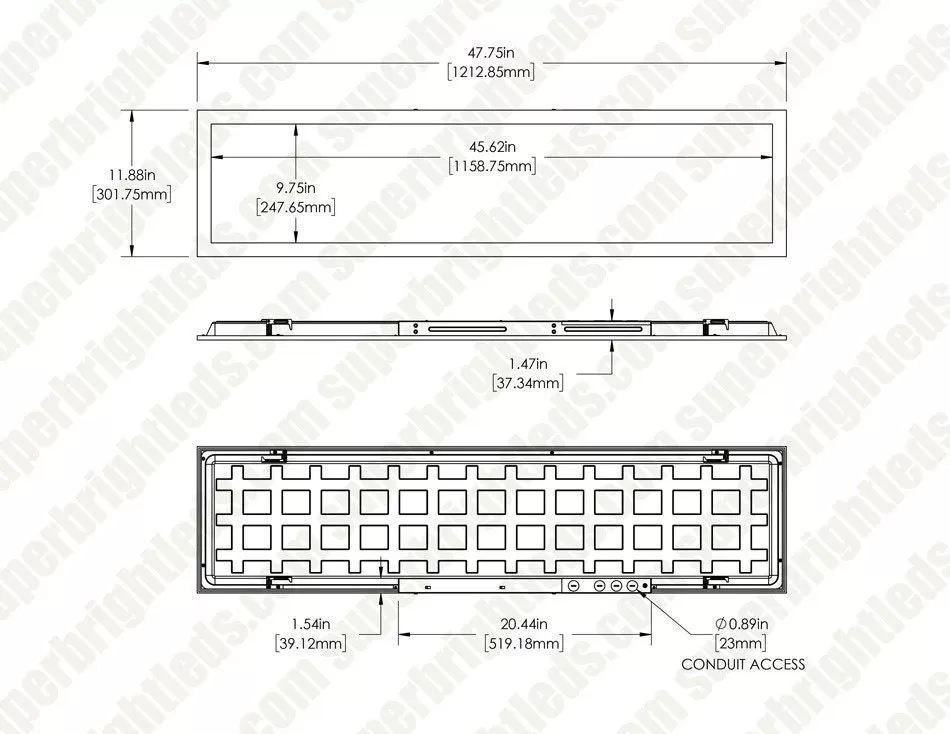 1x4 LED Flat Panel Light - Selectable Wattage 20W / 25W / 30W - Selectable CCT 3500K / 4000K / 5000K - 2-Pack 6 1x4 LED Flat Panel Light - Selectable Wattage 20W / 25W / 30W - Selectable CCT 3500K / 4000K / 5000K - 2-Pack - Image 6