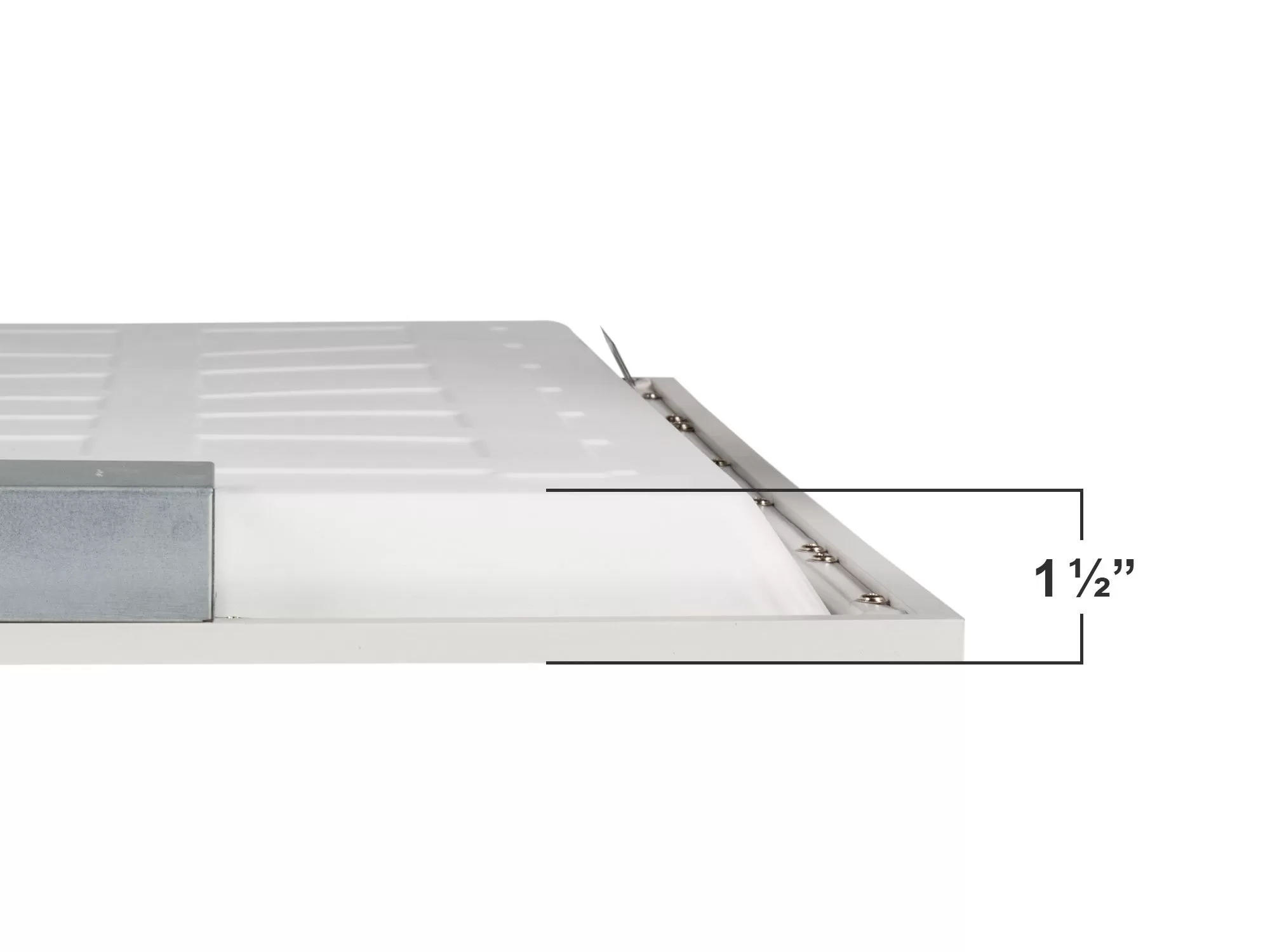 2x4 LED Backlit Panel Lights - 5,000 Lumens - 50W Dimmable Light Fixture - 2 Pack - 4000K - Natural White - 2 Pack 4 2x4 LED Backlit Panel Lights - 5,000 Lumens - 50W Dimmable Light Fixture - 2 Pack - 4000K - Natural White - 2 Pack - Image 4