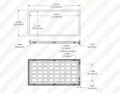 2x4 LED Backlit Panel Light - Selectable Wattage 30W / 40W / 50W - Selectable CCT 3500K / 4000K / 5000K -Lighting Decoration Store lpdbl u1 24 sw3c sp50