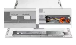 2x4 LED Backlit Panel Light - Selectable Wattage 30W / 40W / 50W - Selectable CCT 3500K / 4000K / 5000K -Lighting Decoration Store lpdbl u1 24 sw3c sp50 close up power supply