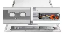 ​​2x2 LED Backlit Panel Light - Selectable Wattage 25W / 30W / 40W - Selectable CCT 3500K / 4000K / 5000K -Lighting Decoration Store lpdbl u1 x sw3c spx close up power supply