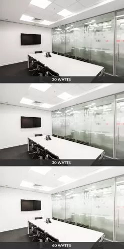 Euri Lighting 2x2 LED Flat Light Panel 2-Pack - Selectable Wattage And CCT - Dimmable - Up To 5,200 Lumens - 20W / 30W / 40W - 3000K / 4000K / 5000K -Lighting Decoration Store lpdbl z1 22 sw3c sp40 app watt meeting room 1