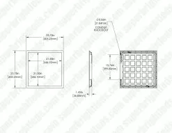 2x2 LED Flat Panel Light - Selectable CCT And Wattage - Up To 4,800 Lumens - Dimmable - 20W / 30W / 40W - 3500K / 4000K / 5000K - 2-Pack -Lighting Decoration Store lpdbl z1 22 sw3c sp40 dim drawing