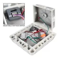 LED Canopy Light - Selectable Wattage - Up To 8,750 Lumens - 30W / 45W / 60W / 70W - 5000K - White Finish 11 LED Canopy Light - Selectable Wattage - Up To 8,750 Lumens - 30W / 45W / 60W / 70W - 5000K - White Finish -Lighting Decoration Store lpg 50k70ws selectable switch