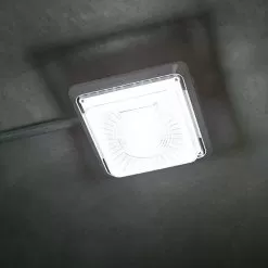 75W LED Parking Garage Canopy Light - 9,750 Lumens - 250W MH Equivalent - 5000K -Lighting Decoration Store lpg 50k75p close up 2