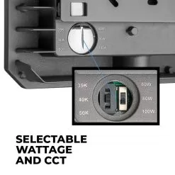 LED Parking Garage Canopy Light - Selectable Wattage And CCT - Up To 13,000 Lumens - 60W / 80W / 100W - 3500K / 4000K / 5000K -Lighting Decoration Store lpgs sw3c sp100h selectable wattage cct