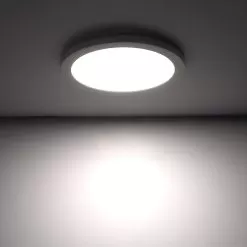 9" LED Downlight - White Magnetic Trim - 18W Flush Mount Ceiling Light - 100W Incandescent Equivalent - Dimmable - 1,440 Lumens - Warm 3000K 16 9" LED Downlight - White Magnetic Trim - 18W Flush Mount Ceiling Light - 100W Incandescent Equivalent - Dimmable - 1,440 Lumens - Warm 3000K -Lighting Decoration Store lpr 40k9 18 on shot0