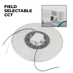 9" LED Low Profile Downlight With Selectable CCT - 18W Flush Mount Ceiling Light - 1,260 Lumens - Dimmable -Lighting Decoration Store lprcct sw3f 18w9 selectable cct new cct 1