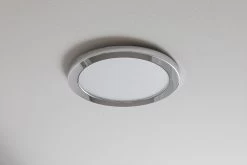 9" LED Downlight - Chrome Magnetic Trim - 18W Flush Mount Ceiling Light - 100W Incandescent Equivalent - Dimmable - 1,440 Lumens - 3000K / 4000K 19 9" LED Downlight - Chrome Magnetic Trim - 18W Flush Mount Ceiling Light - 100W Incandescent Equivalent - Dimmable - 1,440 Lumens - 3000K / 4000K -Lighting Decoration Store lprm pc12 close up