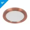 9” LED Downlight W/ Rose Gold Trim - 18W Flush Mount Ceiling Light - 1,440 Lumens - 100 Watt Equivalent - 4000K/3000K - Dimmable