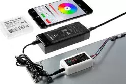 RGB LED Light Panel - 36W Dimmable Even-Glow® Light Fixture - 24 VDC - 595 X 595mm - RGB -Lighting Decoration Store lpw rgb60120 54 controller connected updated