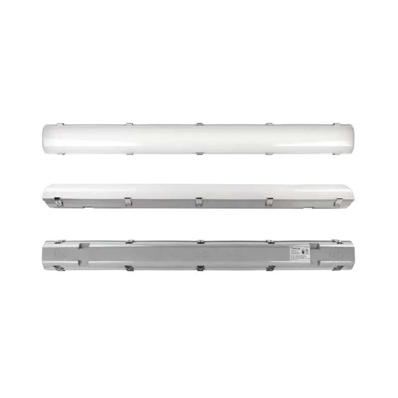 MaxLite 4ft LED Vapor Tight Strip Light - Selectable Wattage And CCT - Up To 6,240 Lumens - 23W / 35W / 48W - 3500K / 4000K / 5000K 2 MaxLite 4ft LED Vapor Tight Strip Light - Selectable Wattage And CCT - Up To 6,240 Lumens - 23W / 35W / 48W - 3500K / 4000K / 5000K - Image 2