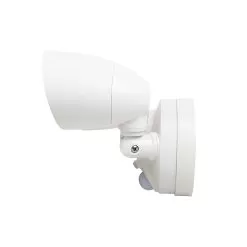 20W Integrated LED Motion Sensor Light - 1,800 Lumens - Adjustable 2 Head Security Light - 4000K - Natural White With White Finish -Lighting Decoration Store masl 40k20w fwh1 profile