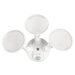 30W Integrated LED Motion Sensor Light - 2,700 Lumens - Adjustable 3 Head Security Light - 4000K - Natural White With Bronze Finish 14 30W Integrated LED Motion Sensor Light - 2,700 Lumens - Adjustable 3 Head Security Light - 4000K - Natural White With Bronze Finish -Lighting Decoration Store masl 40k30w fwh1 front2