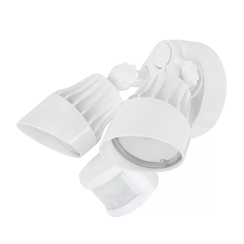 30W LED Security Light - Motion Sensor - 180° Detection - 2 Adjustable Light Heads - 2,550 Lumens - 5000K 1 30W LED Security Light - Motion Sensor - 180° Detection - 2 Adjustable Light Heads - 2,550 Lumens - 5000K