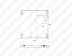ArcMAX™ 2X2 LED Troffer - Selectable CCT And Wattage - Up To 5,000 Lumens - 3500K / 4000K / 5000K - 20W / 30W / 40W -Lighting Decoration Store mlvt22d20wcscr dimensional drawings