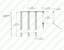 50W LED Magnetic Strip Retrofit Kit - 2x4 Troffer - Up To 6500 Lumens - Dimmable -Lighting Decoration Store mrkd 40k24 50w v2