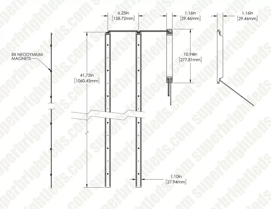 30W LED Magnetic Strip Retrofit Kit - 2x4 Troffer - 3200 Lumens - Dimmable - 3000K 13 30W LED Magnetic Strip Retrofit Kit - 2x4 Troffer - 3200 Lumens - Dimmable - 3000K - Image 13