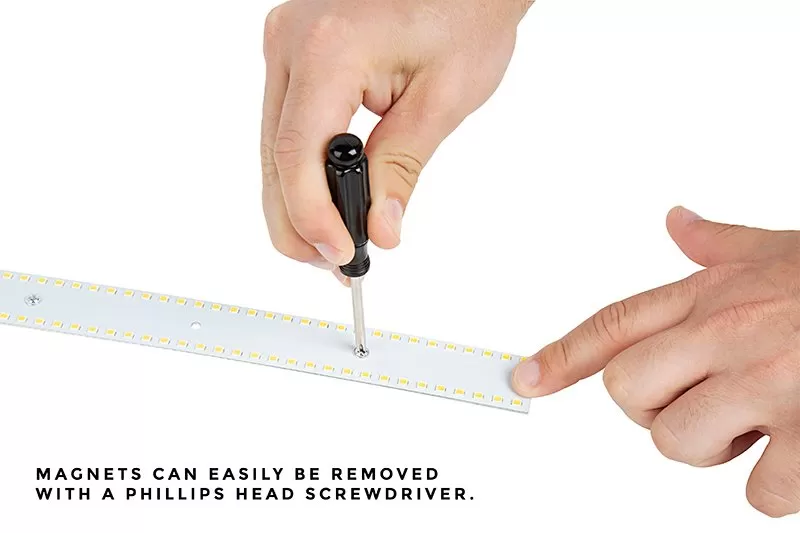 30W LED Magnetic Strip Retrofit Kit - 2x4 Troffer - 3200 Lumens - Dimmable - 3000K 3 30W LED Magnetic Strip Retrofit Kit - 2x4 Troffer - 3200 Lumens - Dimmable - 3000K - Image 3