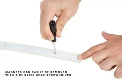 50W LED Magnetic Strip Retrofit Kit - 2x4 Troffer - Up To 6500 Lumens - Dimmable -Lighting Decoration Store mrkd xk14 30w remove magnets