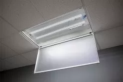 30W LED Magnetic Strip Retrofit Kit - 2x4 Troffer - 3200 Lumens - Dimmable - 3000K 17 30W LED Magnetic Strip Retrofit Kit - 2x4 Troffer - 3200 Lumens - Dimmable - 3000K -Lighting Decoration Store mrkd xk14 40w in 2x4 fixture open on