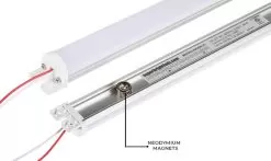 48W LED Magnetic Tube Troffer Retrofit Kit - 2x4 Troffer - 3 Tubes - 4800 Lumens - Dimmable - Natural White -Lighting Decoration Store mrkdh4 40k48w 3sx magnetic