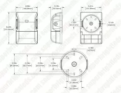 20W Mini LED Wall Pack - Selectable CCT - Integrated Photocell - 2,900 Lumens - 70W MH Equivalent - 3000K / 4000K / 5000K - Selectable White -Lighting Decoration Store mwp2 sw50k15 slfbr 2