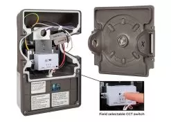 15W Mini LED Wall Pack - Selectable CCT - Integrated Photocell - 2,175 Lumens - 50W MH Equivalent - 3000K / 4000K / 5000K - Selectable White -Lighting Decoration Store mwp2 sw50k15 slfbr back open updated final2 1
