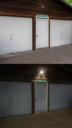 6W Bronze Architectural LED Wall Sconce - 60W Equivalent - 600 Lumens - 4500K -Lighting Decoration Store mwpc 40k6 br app installed offon0