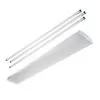4ft LED Strip Light Fixture With Diffuser Lens - 3 18W T8 Tubes Included - 6900 Lumens - 4000K / 5000K
