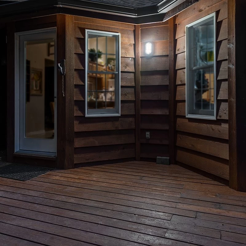 Integrated LED Bulkhead Light - Bronze Indoor / Outdoor Wall Sconce - 780 Lumens - 3000K / 4000K 7 Integrated LED Bulkhead Light - Bronze Indoor / Outdoor Wall Sconce - 780 Lumens - 3000K / 4000K - Image 7