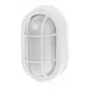 Integrated LED Bulkhead Light - White Indoor / Outdoor Wall Sconce - 780 Lumens - 3000K / 4000K
