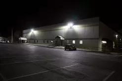 300W LED Flood Light With Yoke Mount - 42,000 Lumens - 1,000W MH Equivalent - 5000K 17 300W LED Flood Light With Yoke Mount - 42,000 Lumens - 1,000W MH Equivalent - 5000K -Lighting Decoration Store plld 50k300 on the side of business wall