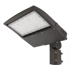 LED Parking Lot Light - 150W Shoebox Area Light - 400W Metal Halide Equivalent - 20,250 Lumens - 5000K - Optional Photocell