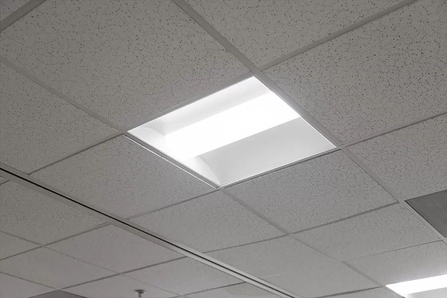 2x2 Recessed LED Steel Troffer Light - 40W - 5300 Lumen - Dimmable - 2 Pack - 4000K - Natural White 4 2x2 Recessed LED Steel Troffer Light - 40W - 5300 Lumen - Dimmable - 2 Pack - 4000K - Natural White - Image 4