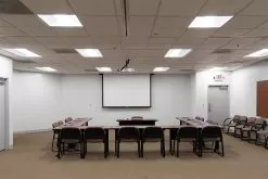 2x2 LED Troffer - Selectable CCT - Selectable Wattage - Up To 4,550 Lumens - 2-Pack -Lighting Decoration Store ptlfd 40k24l xw app conference room straight on