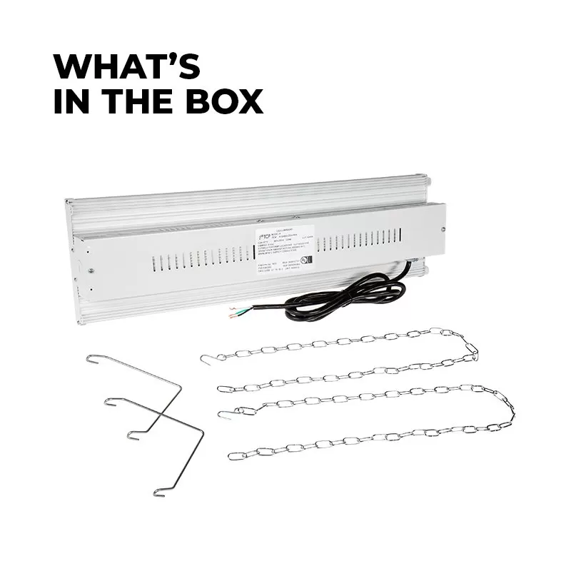 TCP QTL Series - 2' LED High Bay Fixture - 165W - 22,275 Lumens - 400W MH Equivalent - 5000K 1 TCP QTL Series - 2' LED High Bay Fixture - 165W - 22,275 Lumens - 400W MH Equivalent - 5000K