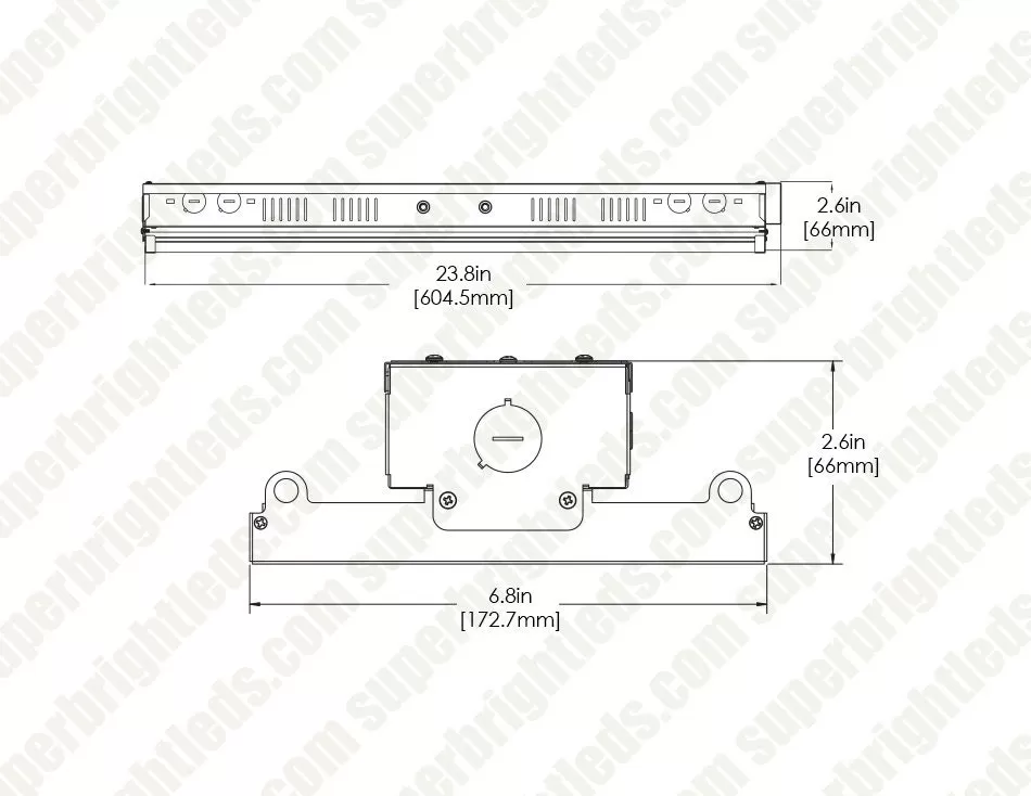 TCP QTL Series - 2' LED High Bay Fixture - 165W - 22,275 Lumens - 400W MH Equivalent - 5000K 7 TCP QTL Series - 2' LED High Bay Fixture - 165W - 22,275 Lumens - 400W MH Equivalent - 5000K - Image 7