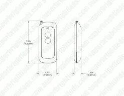 LED UFO High Bay Emergency Battery Backup - 40W - 100-347 Input - 170 VDC Output -Lighting Decoration Store rc 3090 1