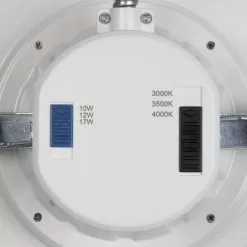 MaxLite 6" LED Recessed Universal Downlight - Selectable CCT And Wattage - Dimmable - Up To 1,700 Lumens - 3000K / 3500K / 4000K - 10W / 12W / 17W -Lighting Decoration Store rcf610wcsdw switch