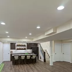 8" 18W Ultra-Thin LED Recessed Downlight - Selectable CCT - Canless - Up To 1,512 Lumens -Lighting Decoration Store recessed downlight app dinning room