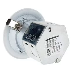 4" LED Retrofit Downlight - Recessed Downlight With Junction Box And Baffle Trim - 60W Equivalent - Dimmable - 650 Lumens -Lighting Decoration Store replacement led downlights for 4 inch fixtures 65 watt equivalent led can light replacement intergral junction box 650 lumens back view0