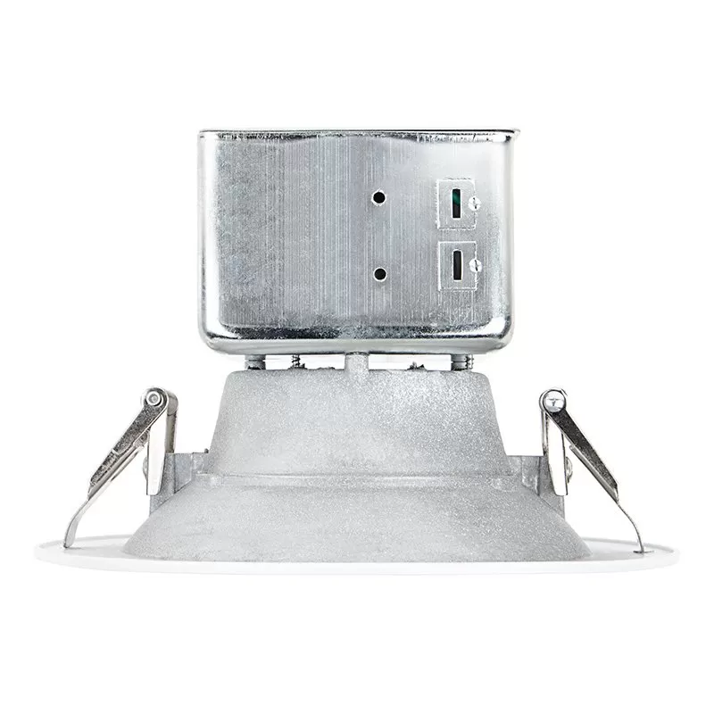 6" LED Retrofit Downlight - Recessed Downlight With Junction Box And Baffle Trim - 75W Equivalent - Dimmable - 960 Lumens 3 6" LED Retrofit Downlight - Recessed Downlight With Junction Box And Baffle Trim - 75W Equivalent - Dimmable - 960 Lumens - Image 3
