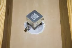 6" Recessed LED Downlight With Built-In Junction Box And Baffle Trim - 60 Watt Equivalent - Dimmable - 650 Lumens - Natural White -Lighting Decoration Store rlfxd jbox joists 2