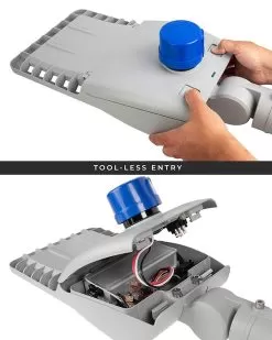 120W LED Street Light - 16,250 Lumens - Knuckle Slipfitter Mount - 250W MH Equivalent - 3000K / 4000K - Optional Photocell -Lighting Decoration Store rwla xk120at2 grsf x tool less entry
