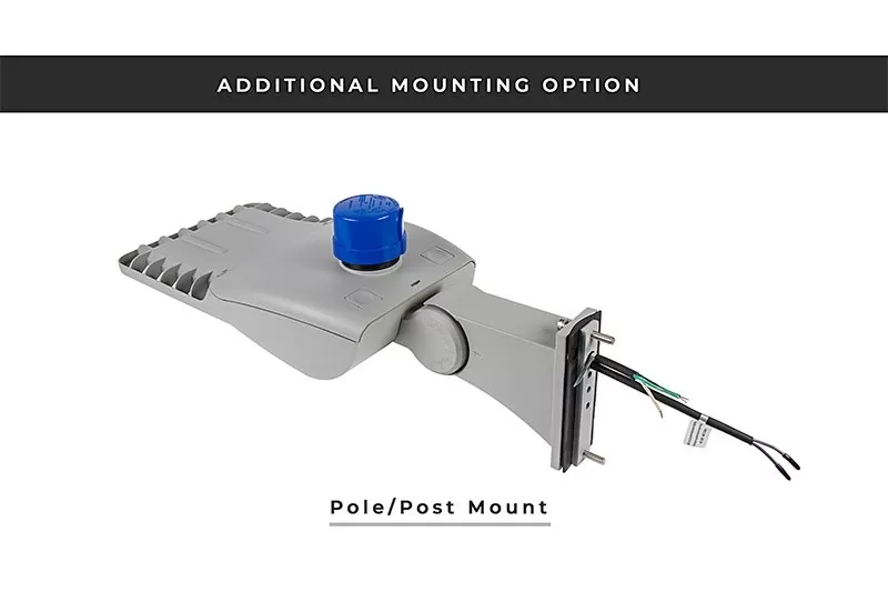 90W LED Street / Roadway Light - 12,500 Lumens - Optional Photocell Sensor - 250W MH Equivalent - 3000K / 4000K - Knuckle Slipfitter Mount 7 90W LED Street / Roadway Light - 12,500 Lumens - Optional Photocell Sensor - 250W MH Equivalent - 3000K / 4000K - Knuckle Slipfitter Mount - Image 7