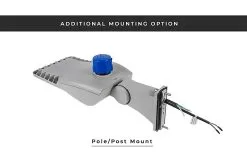 120W LED Street Light - 16,250 Lumens - Knuckle Slipfitter Mount - 250W MH Equivalent - 3000K / 4000K - Optional Photocell -Lighting Decoration Store rwla xk30at2 grsf x mounts 3