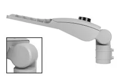 60W LED Street/Roadway Area Light - 8,800 Lumens - Optional Photocell Sensor - 175W MH Equivalent - 3000K/4000K - Knuckle Slipfitter Mount -Lighting Decoration Store rwla xk30at2 grsf x profile2 2