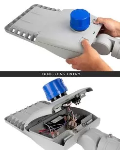 30W LED Street / Roadway Light - 4,100 Lumens - Optional Photocell Sensor - 100W MH Equivalent - 3000K / 4000K - Knuckle Slipfitter Mount -Lighting Decoration Store rwla xk30at2 grsf x tool less entry